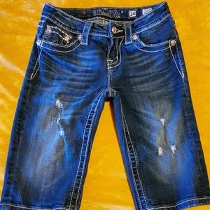Miss Me brand denim shorts for girls